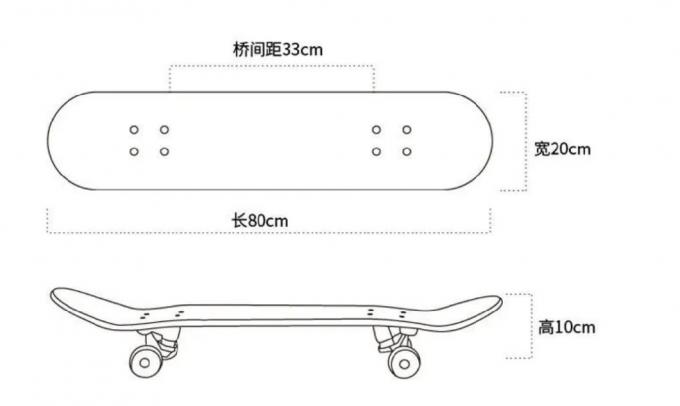 Tabuleiros de skate Pro completos gráficos personalizados 0