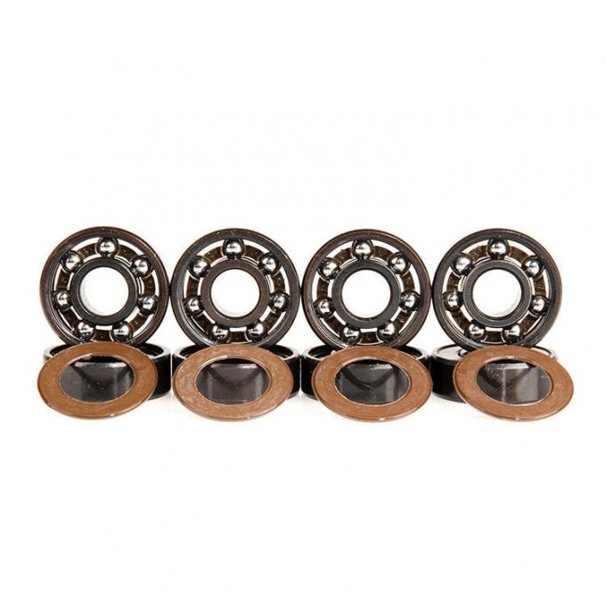 Od 2.2x0.8cm Rolamentos de rodas de skate Acero cromo Titânio resistência ao desgaste 0