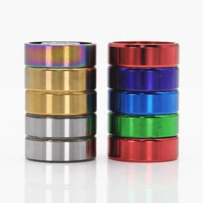 Profissional 608 ABEC 11 Rolamentos de rodas de skate colorido 8 PCS/caixa 0