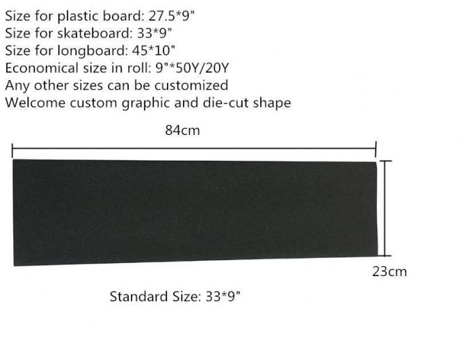 Skateboard Glitter Papel de areia Skateboard Faixa de aderência personalizada 0