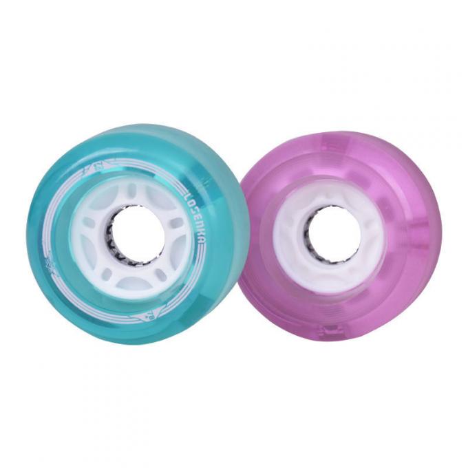 50MM-59MM LED iluminado rodas de skate PU Cruiser rodas de skate 1