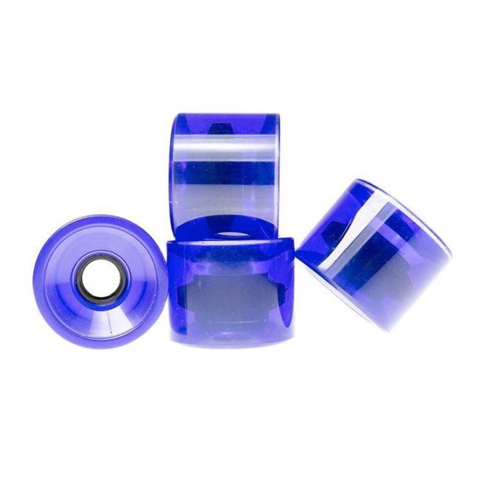 Mixed Blended Swirl Color PU Skateboard Wheels Alta personalização de rebote 0