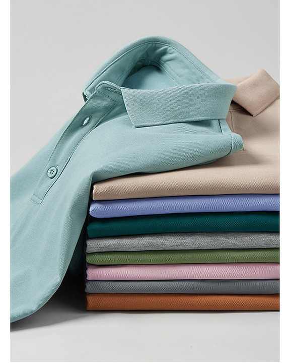 100% algodão vestidos esportivos de marca privada Polo estilo camiseta anti estático 0