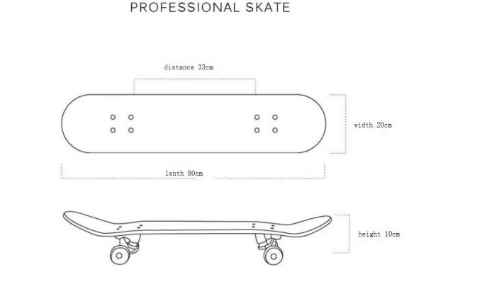 2024 New Style Blank 7 camadas Maple Côncavo Double Kick Skateboard Padrão 0