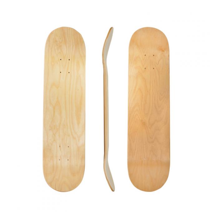 Decks de skate em branco de forma personalizada barata Canadá Maple profissional 1
