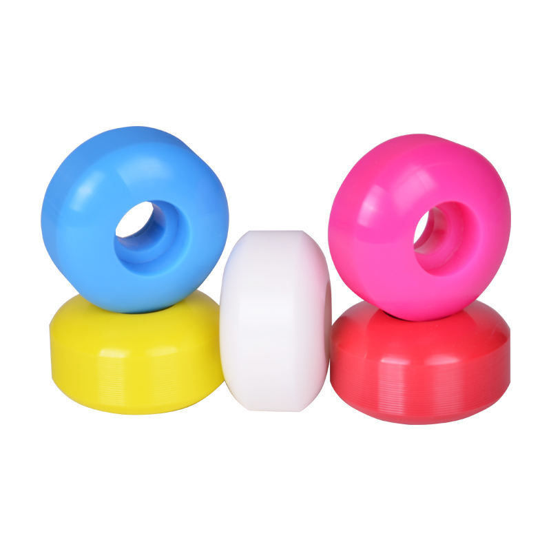 Roda de skate profissional colorida de 100A PU Roda de skate em branco de 52 mm