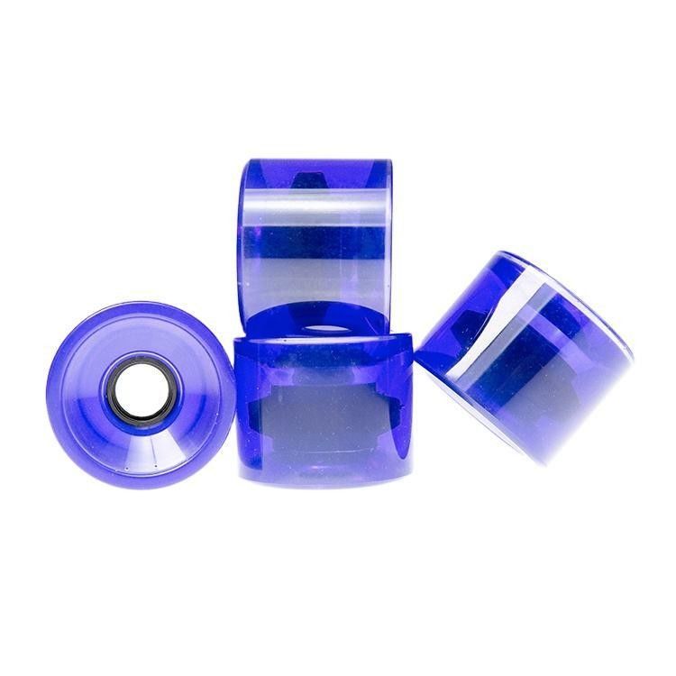 Mixed Blended Swirl Color PU Skateboard Wheels Alta personalização de rebote