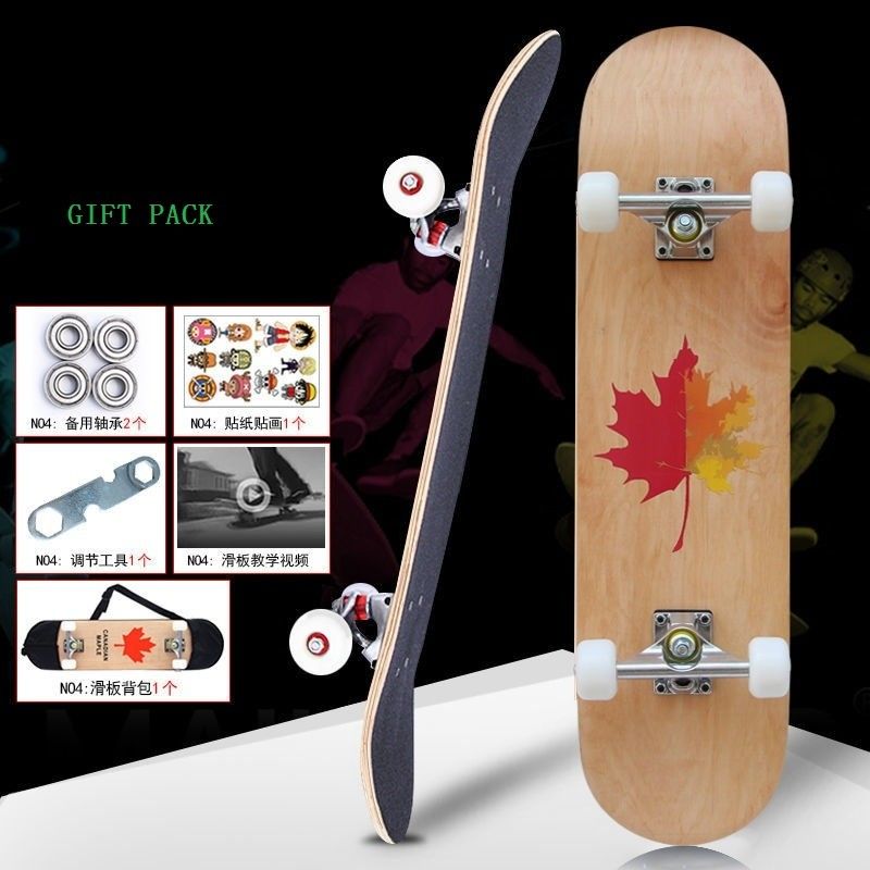 Skateboards completos personalizados de alta qualidade para esportes extremos ao ar livre resistentes ao desgaste