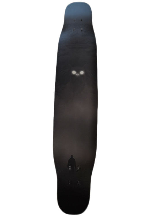 Canadian Maple Veneer Blank Dancing Longboard Deck 9.5 * 46 polegadas Tamanho sustentável
