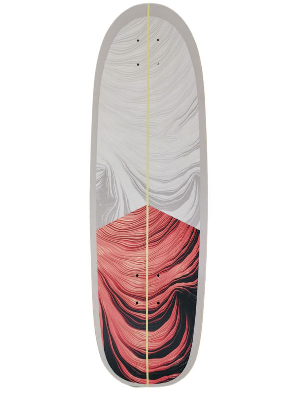 Free Riding Style Maple Wood Land Cruiser Skateboard Surfskate Deck 8,0 